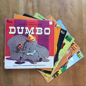 6 Vintage Disney Vinyl Bundle
